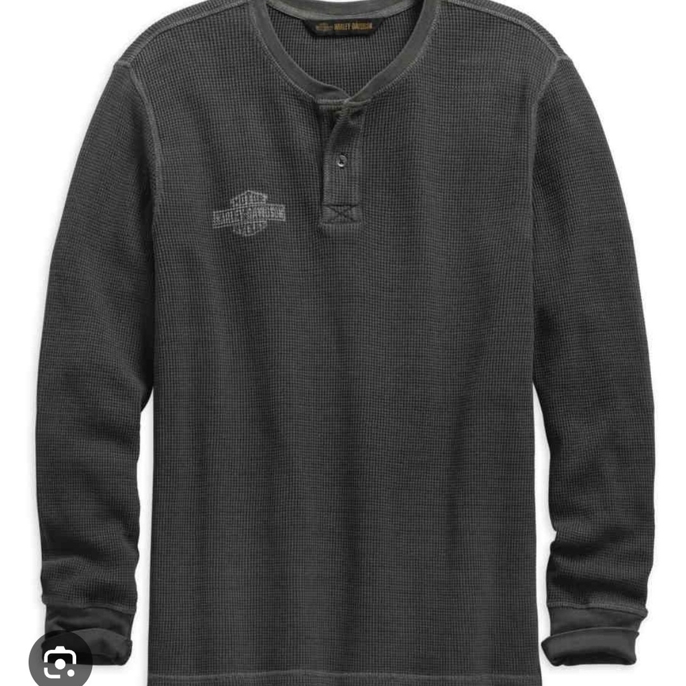 Harley-Davidson Men's Black Long Sleeve Shirt